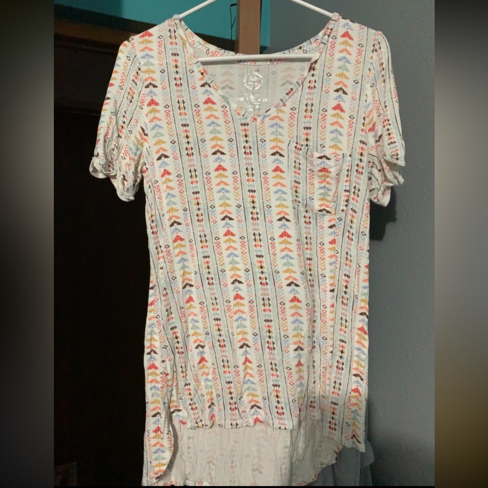 Maurices 24/7 Short Sleeve Dress Top Size Medium